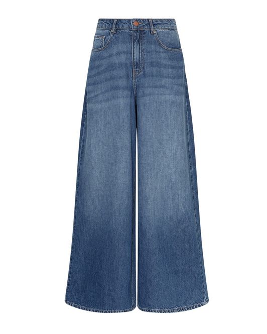 Hovedbilde Turig Alena Pants Mid Blue Wash 
