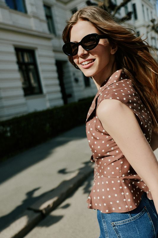 Melrose Dots Brown 