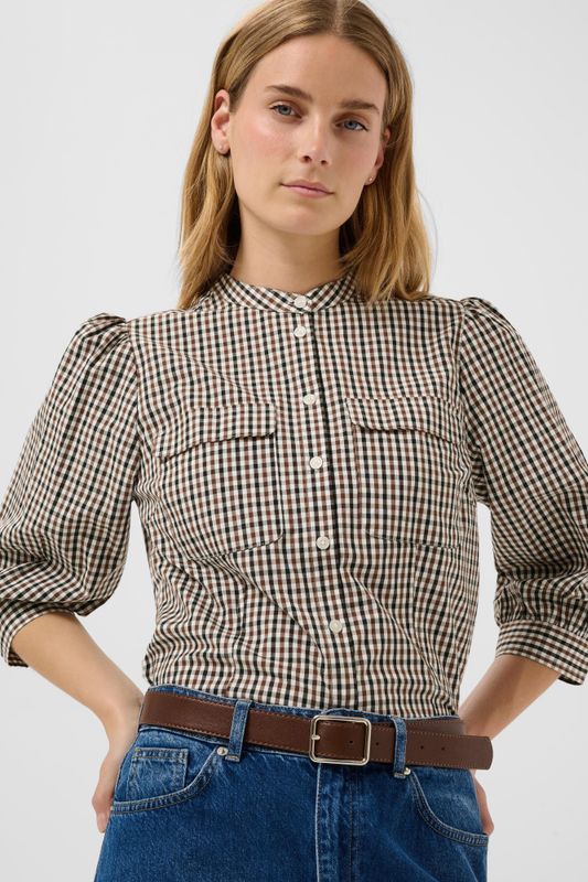 Chinette Shirt Downtown Brown Check 