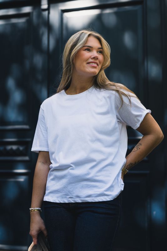 Terina Organic Tee Bright White 