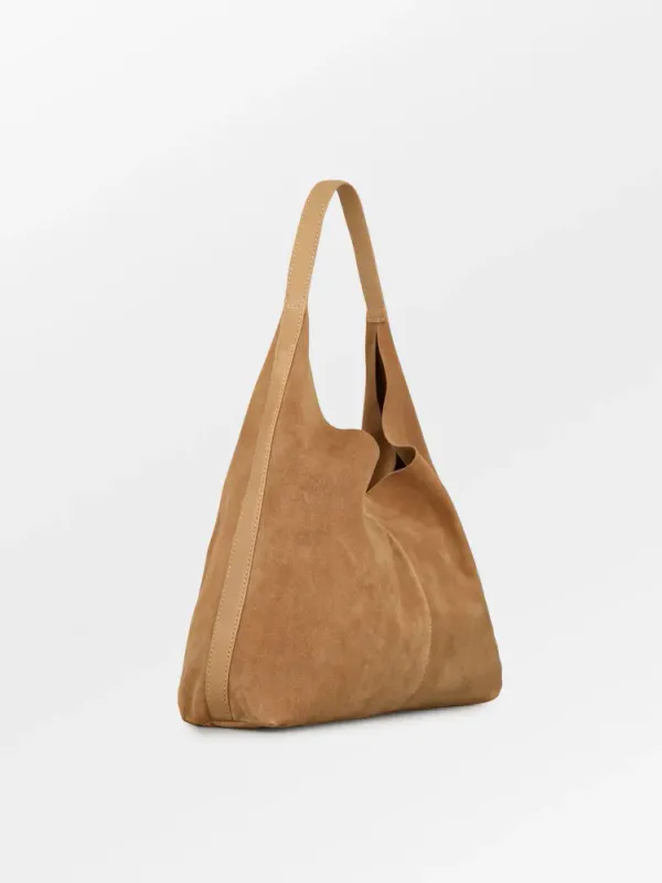 Suede Siena Bag Almond Brown