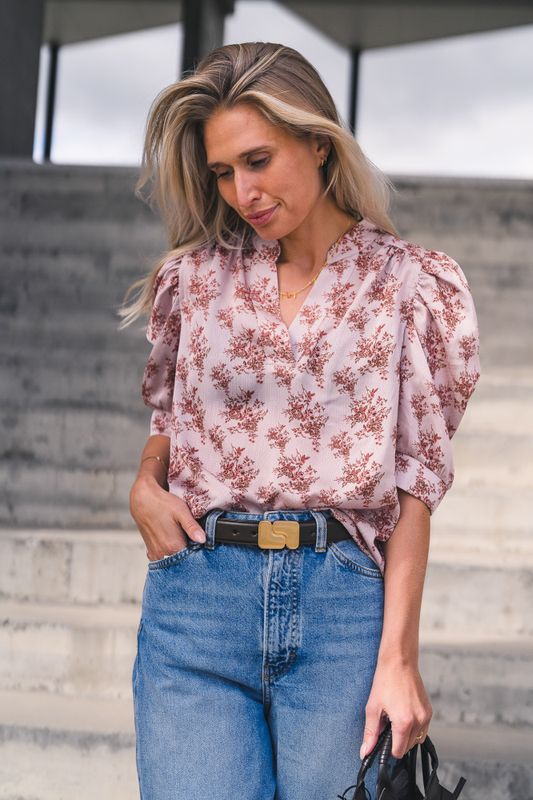 Roella Wild Rose Blouse Dusty Rose 
