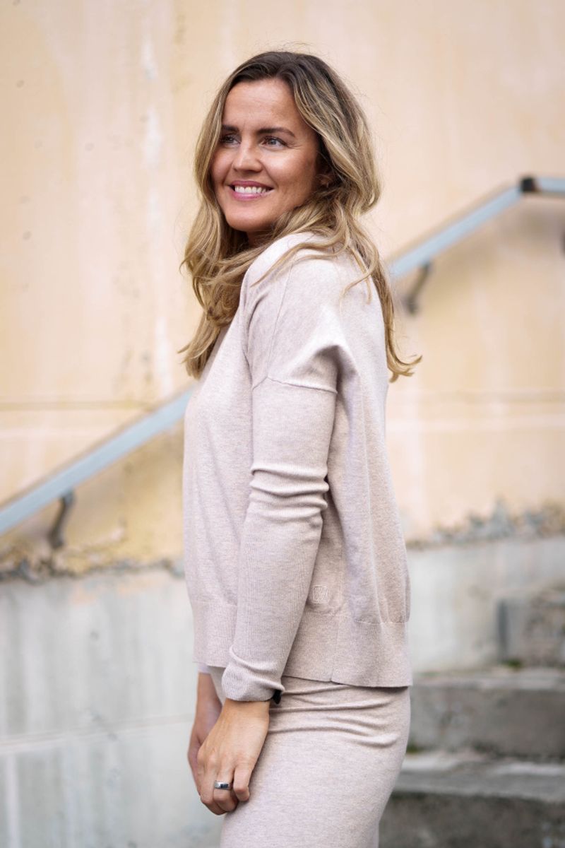 Udelia Base Pullover Haze Melange 