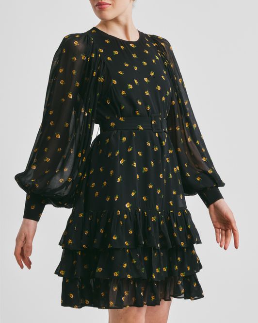 Hovedbilde Georgette Shift Dress Flower Buds 