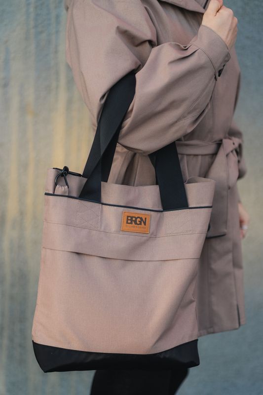 Shoulder Bag Taupe 