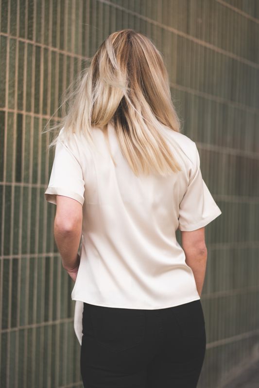 Blair Blouse Semi Rich Porcelain 