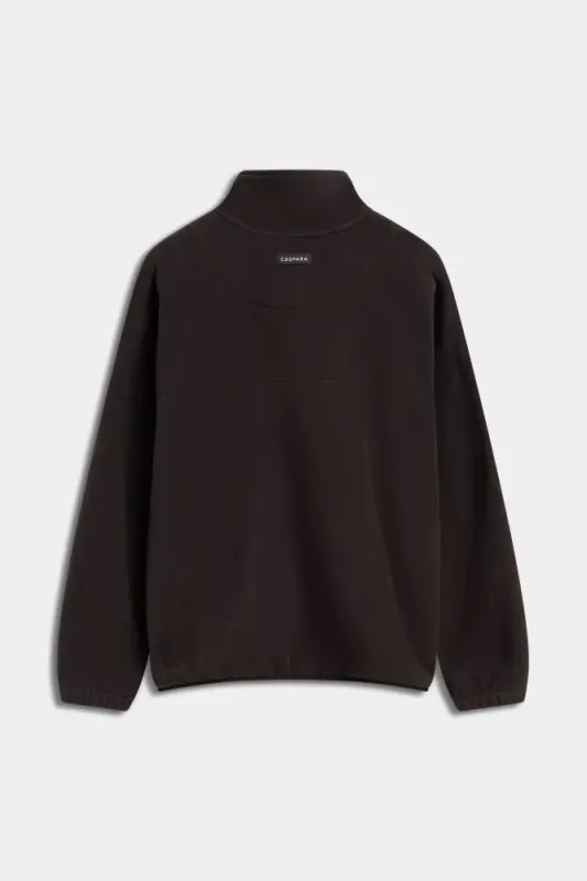 W. Polar Fleece Half-Snap Pullover Cocoa Bean 