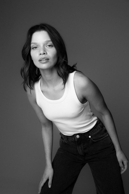 Pia Rib Singlet White 