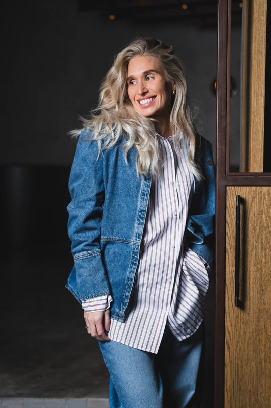 Reign Denim Overshirt M.Blue 