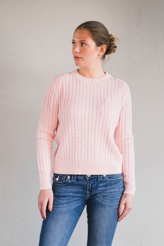 Livvy Cable Light Pink 