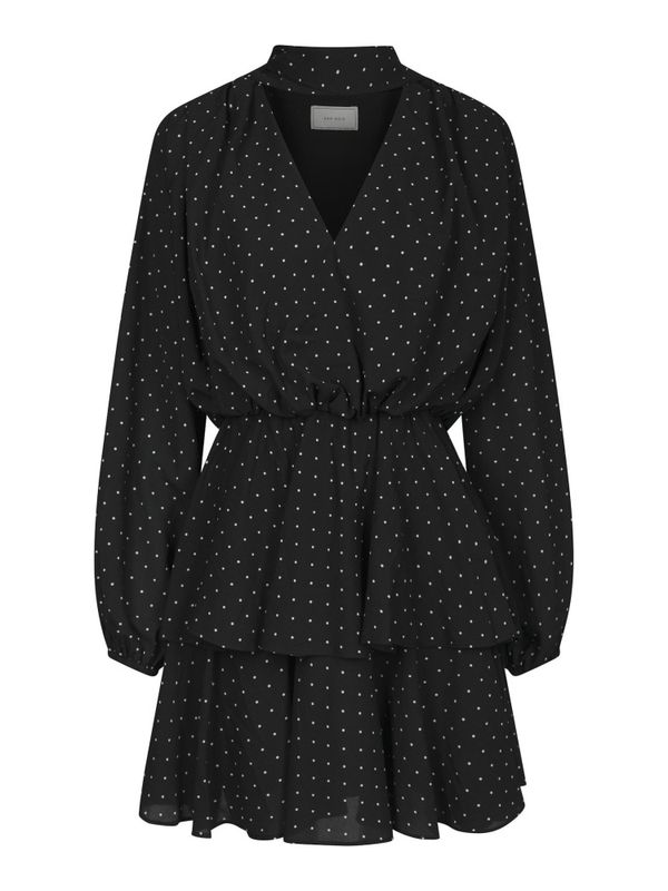 Nielle Dot Dress Black 