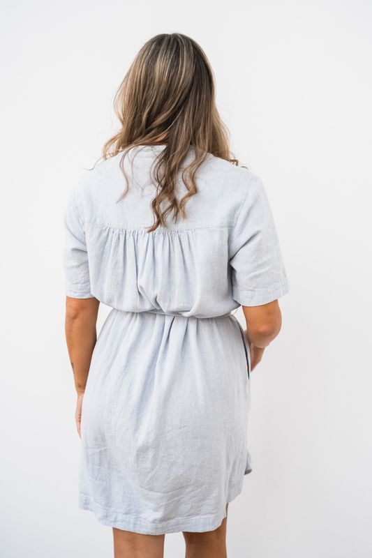 Pennie Ginia 2/4 Shirt Dress Skyway Melange