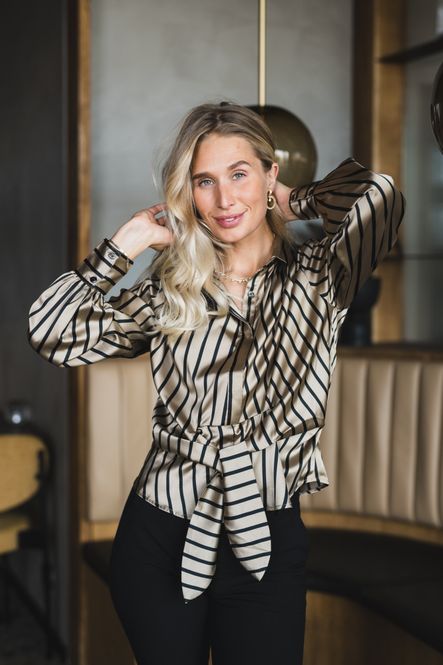 Hovedbilde Lee Shirt Tan Stripe 