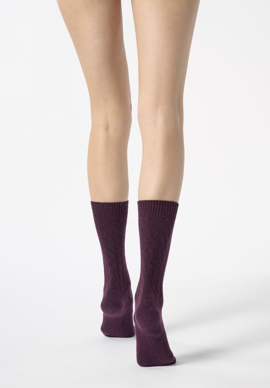 Gwen Socks Plum