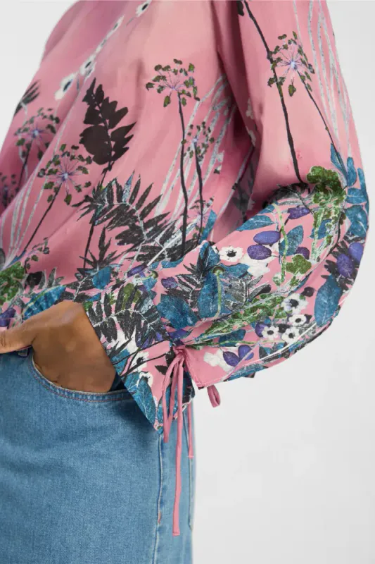 Basilia Blouse Print Berry 