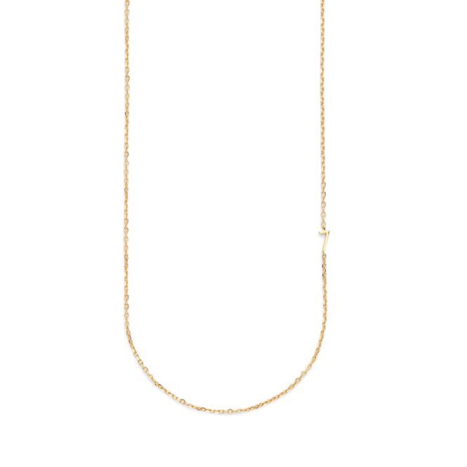 Hovedbilde Small Number Necklace Gold - 50L - 7