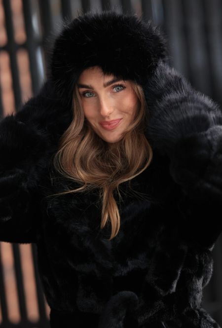 Hovedbilde Luxe Fur Gloves Black