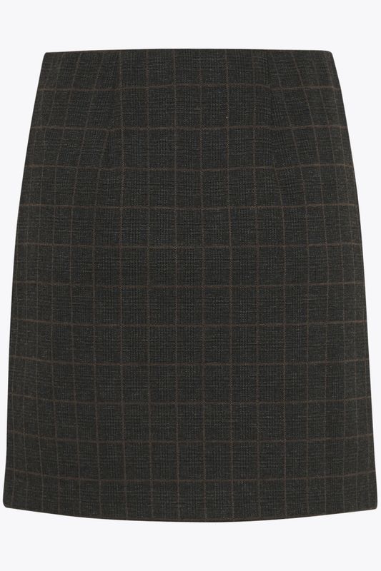 Corinne Skirt Grey Check 