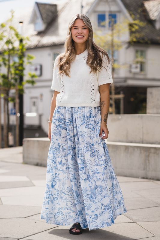 Hay Print Skirt Print 