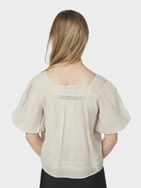 Tukana S Voile Blouse Ivory 