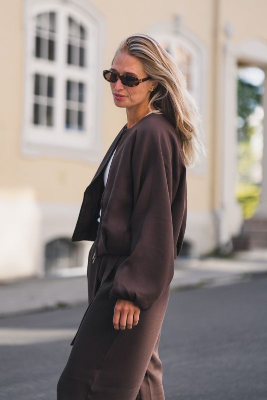 Zein Esteriane Jacket Hot Fudge 