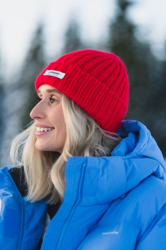 Beanie Logo Crimson 