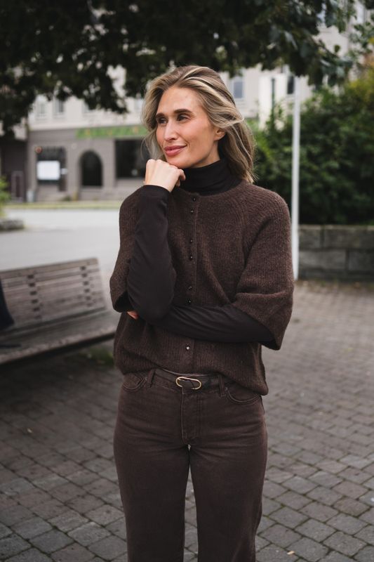 Bondie Hope 2/4 Cardigan Hot Fudge 