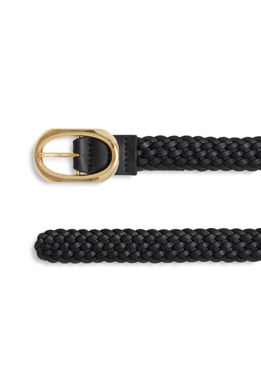 Signature Link Belt Braided Black 