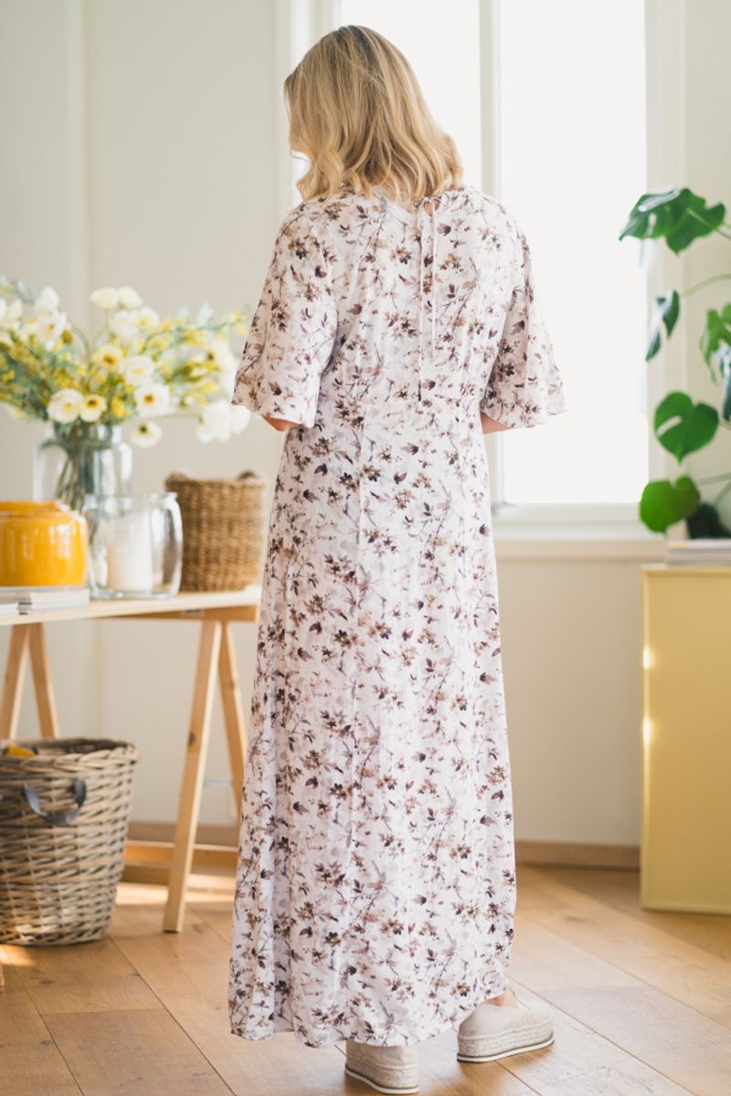 Miller Flower Dress Brown 