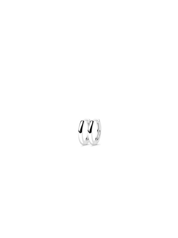 10mm Basic Huggies Silver 