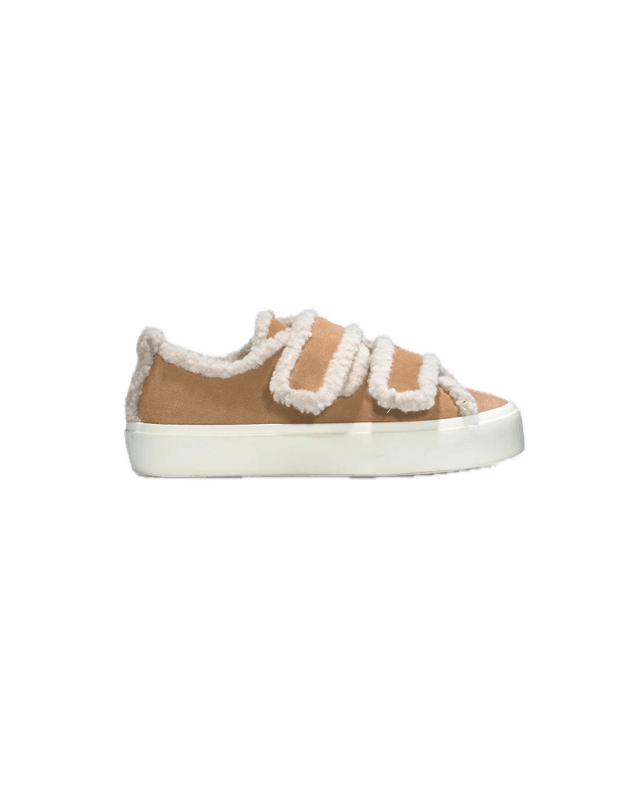 Shearling Low Velcro Light Beige 