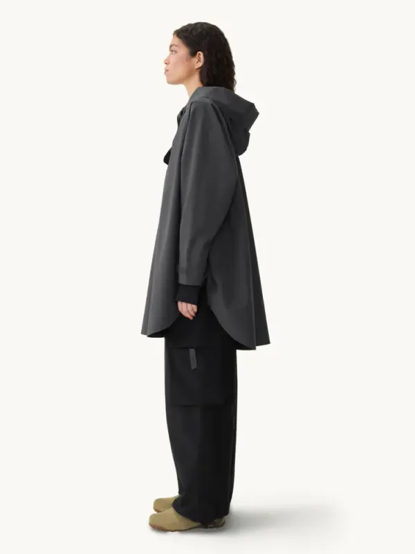 Bergen Poncho Dark Cloud 