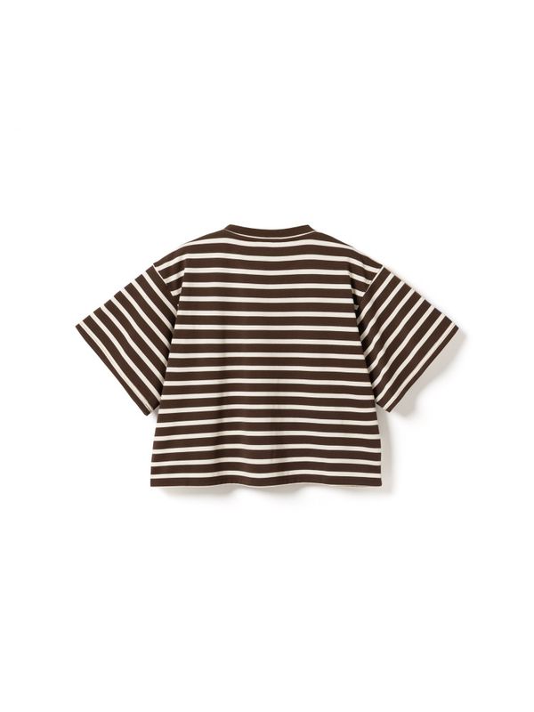 Maple T-Shirt Eton Brown Ivory Stripe