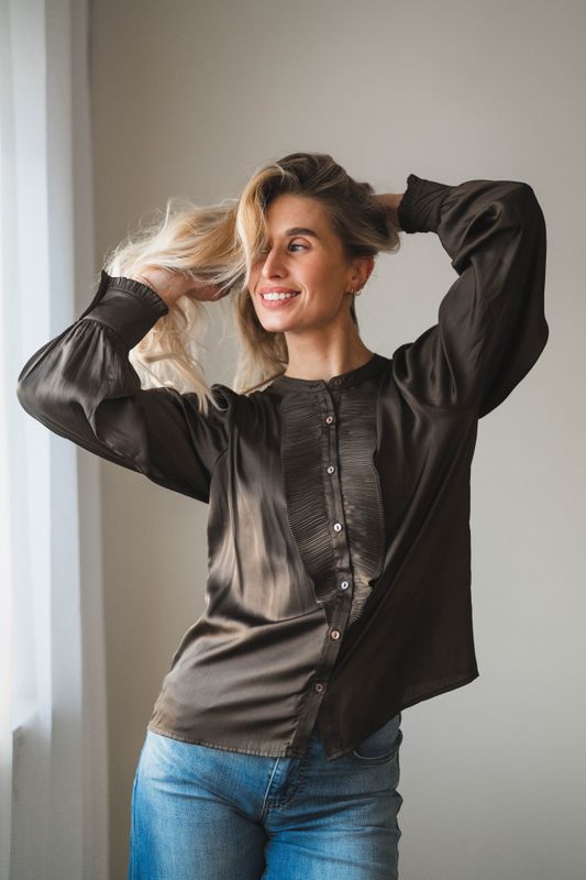 Zola Blouse Brown 