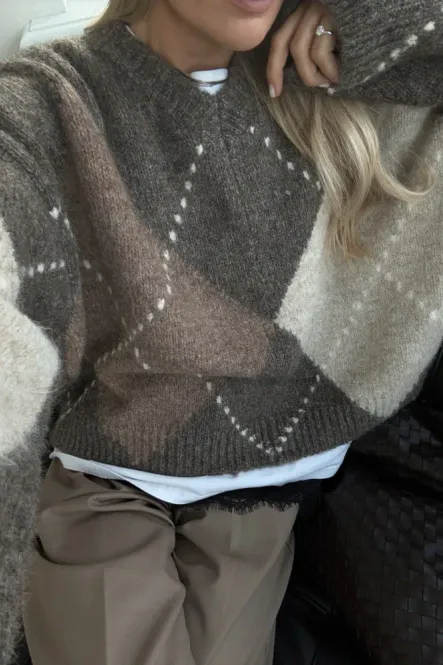 Hovedbilde Lai Knit Ash Brown Mix 