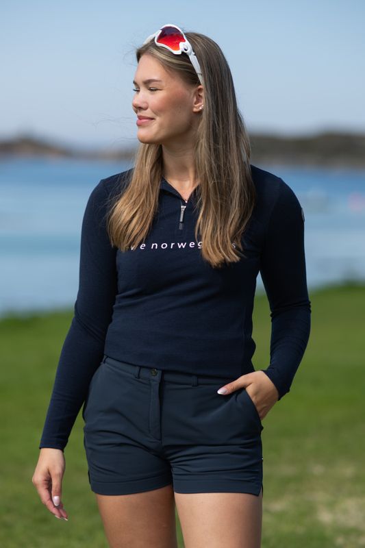 Lindesnes Zip Up Navy Blue 