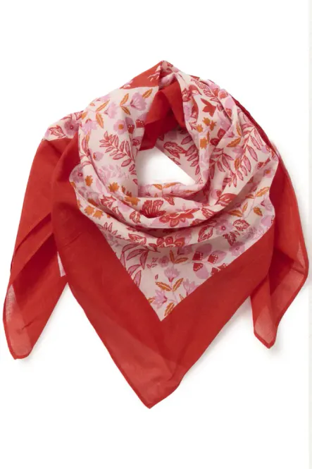 Hovedbilde Phi Scarf Poppy Red Bird Print