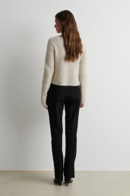 Hovedbilde Andrea Knit Structure Cardigan Birch 
