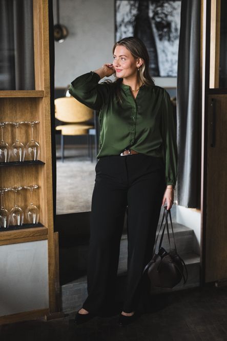 Hovedbilde Trine Shirt Chive 