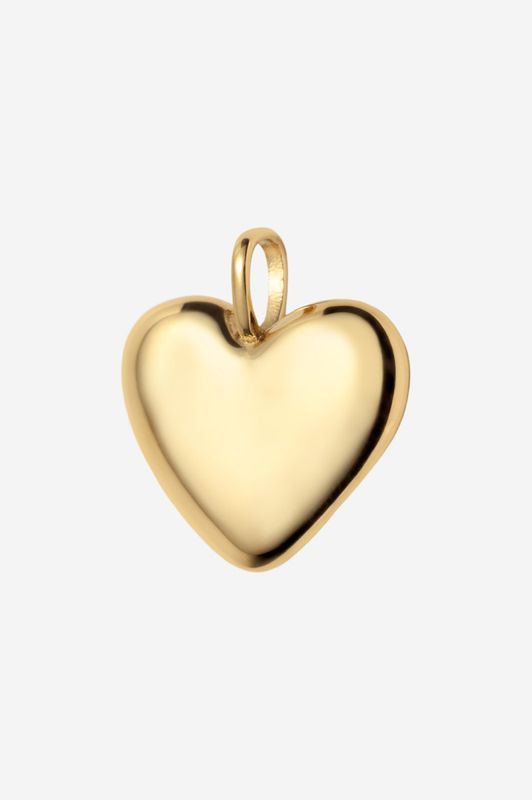 The Big Pebble Heart Gold 