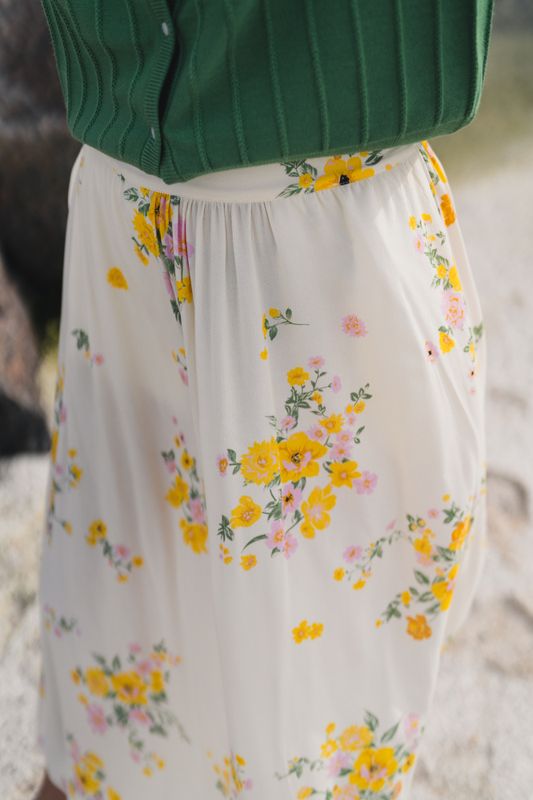 Irene HW Skirt Mimosa Flower 