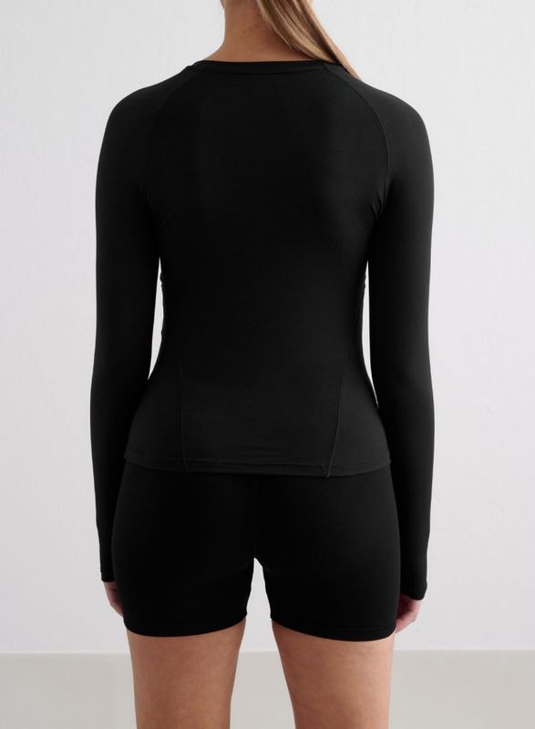 Soft Basic Long Sleeve Black 