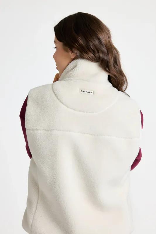W. Cloudfleece Vest Creme 