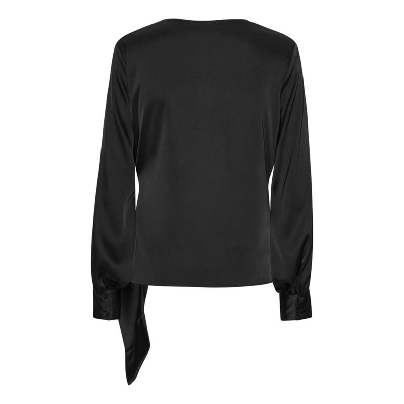 Ines Blouse Semi Rich Black 