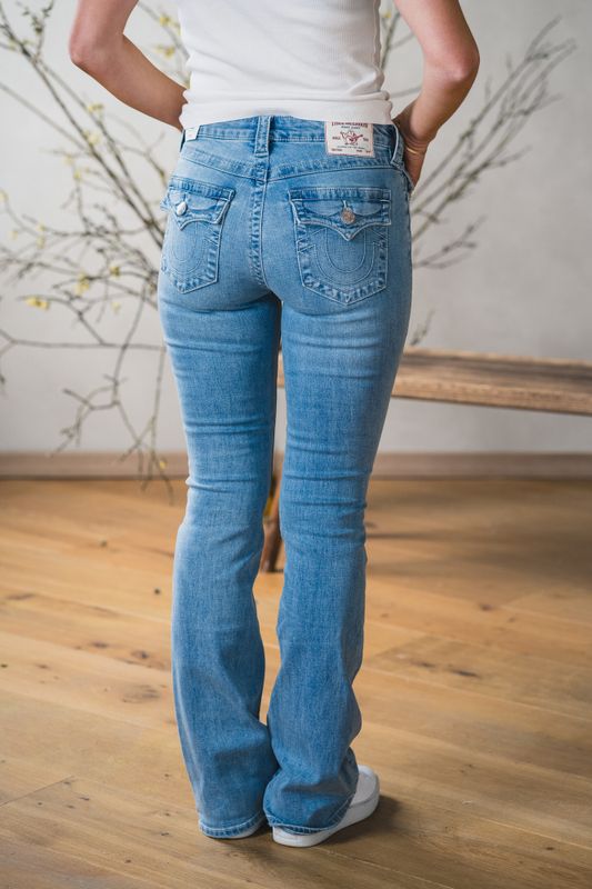 Becca Mid Rise Bootcut Flap Peak Spot 