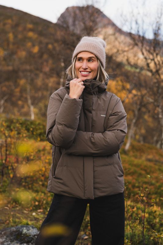 Besseggen Light Short Jacket Taupe 