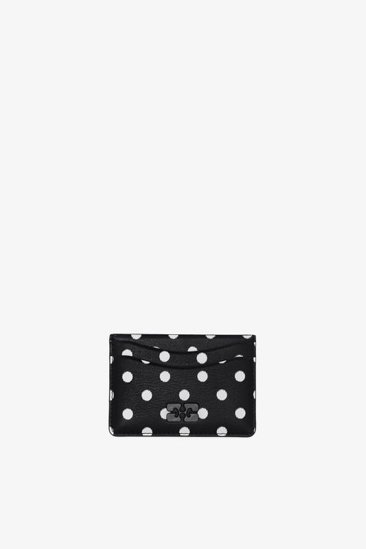 Bou Card Holder Printed Black 
