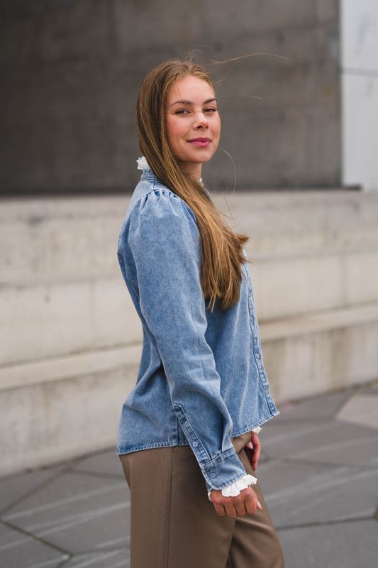 Imara Denim Shirt Light Blue 