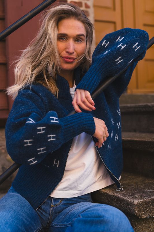 Martha Jacket Short Poseidon