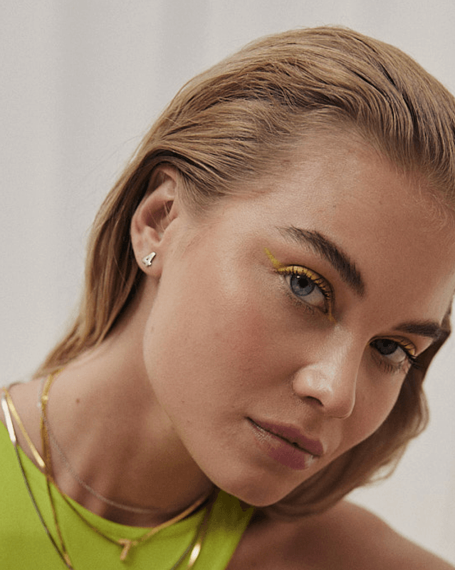 Big Number Studs Silver - 2